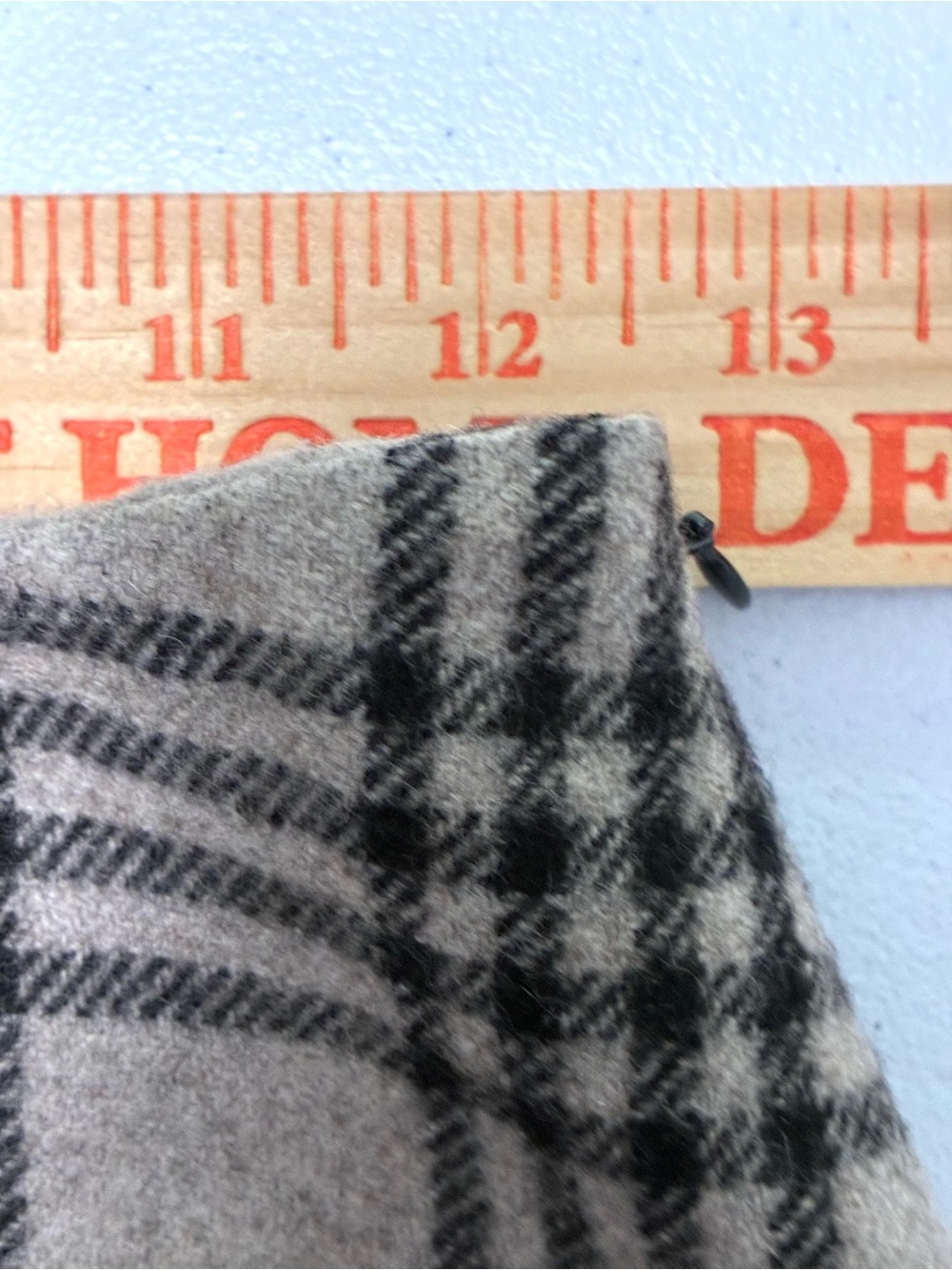 Plaid Wool Blend Mini Skirt Size 4 Lined Equestrian Preppy Dark Academia - Picture 7 of 8